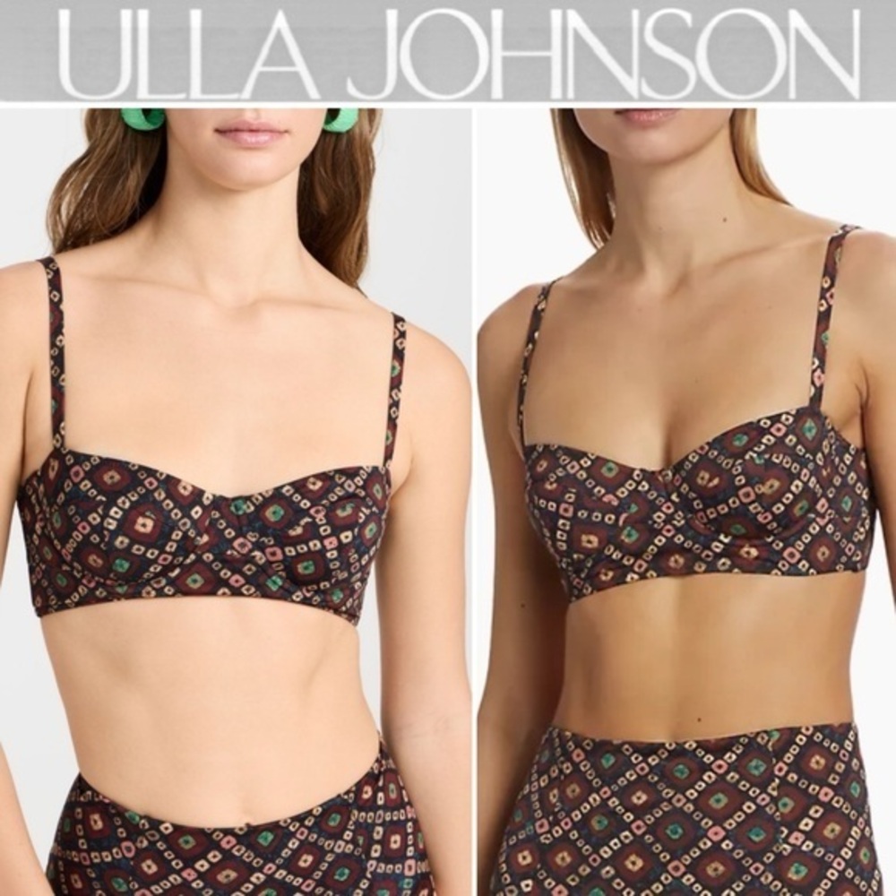 Ulla Johnson Zahara Longline Bikini Top sz P NWT 190$